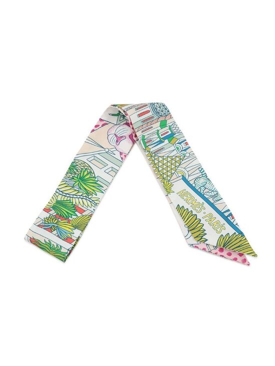 Hermes Accessories - Hermes Scarf Twill Animapolis Silk